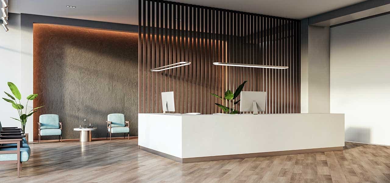 Refurbished modern commercial office space